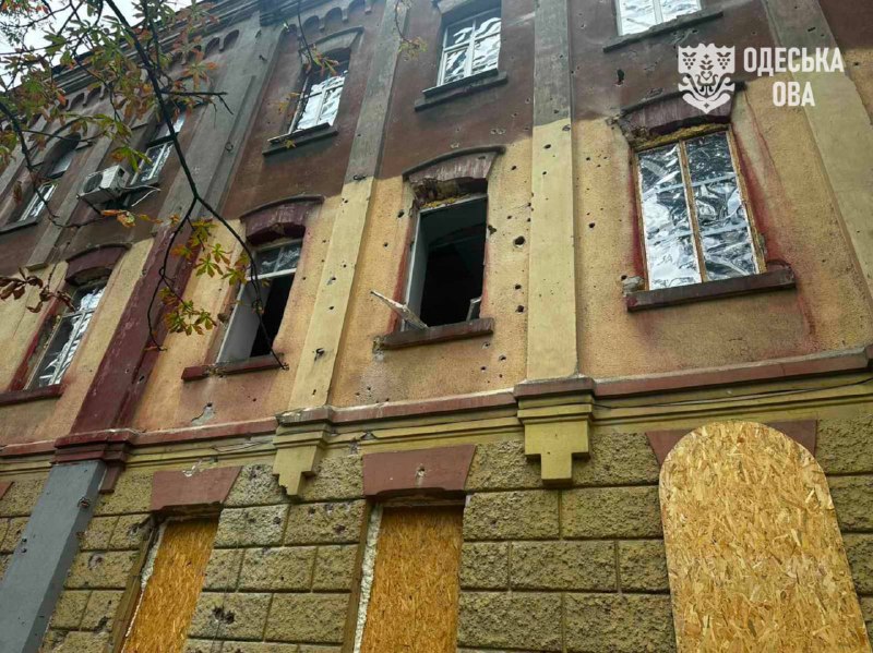 Widespread damage in Odesa as result of Russian strikes