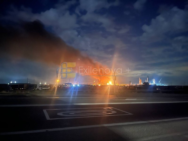 Smoke is rising over Ilskiy oil refinery after suspected drone or missile strikes