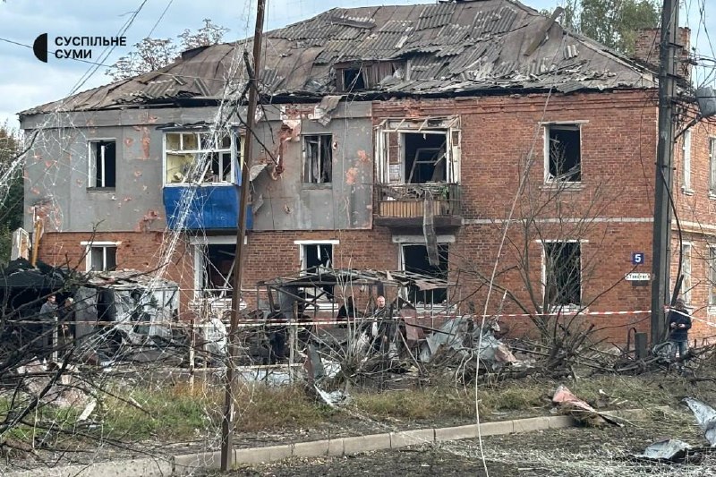 At least 6 wounded as result of new Russian strikes in Sumy