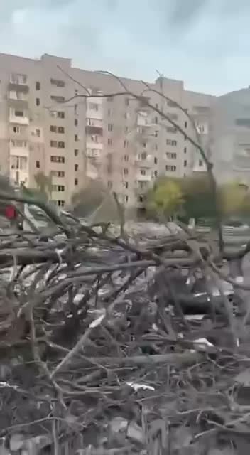 Cruise missile hit a yard of residential building in Kremenchuk